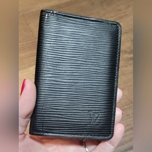 Louis Vuitton Black Epi Pocket Organizer